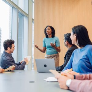 financial meeting