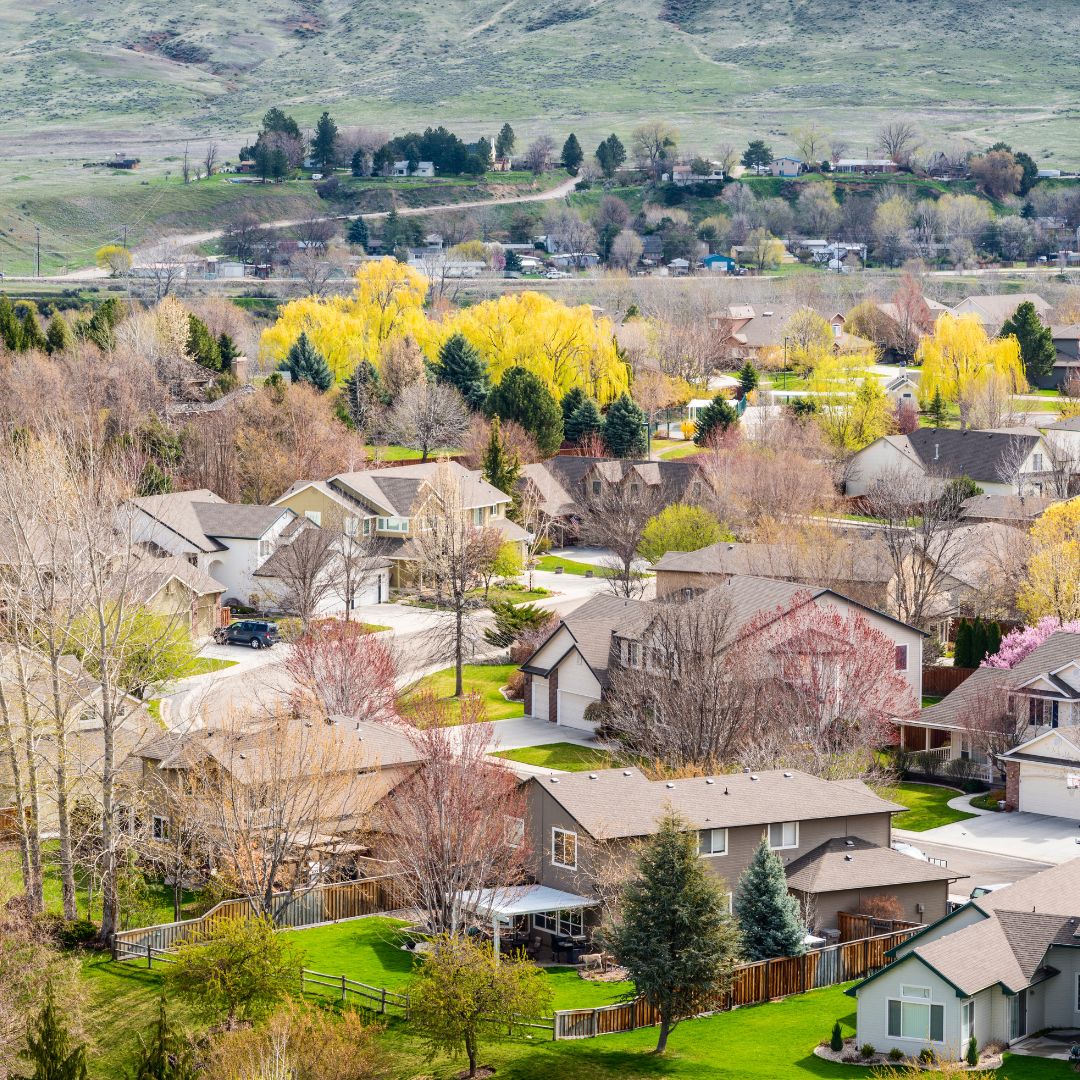 aesthetic Boise neighborhood