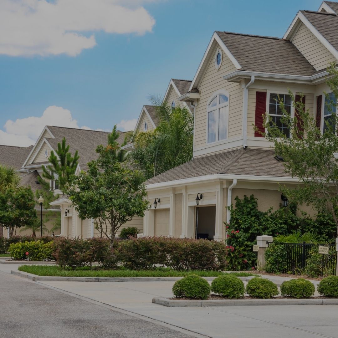 A well-kept neighborhood